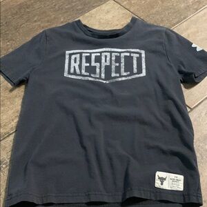 Under Armour Black Short Sleeve Tee with Bold Graphic